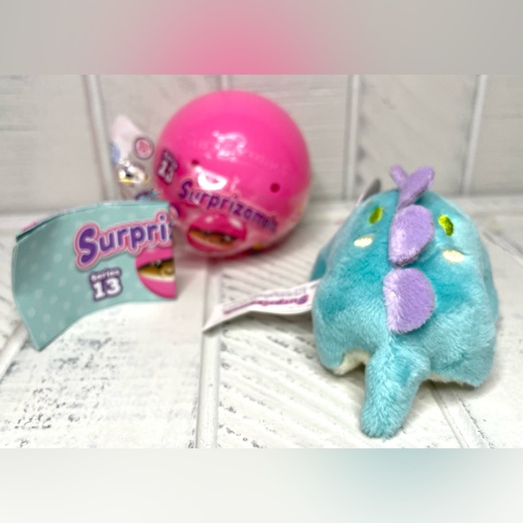 Surprizamals Lizz Stegosaurus Series 13 Mini Toy Plush NWT - Picture 8 of 14